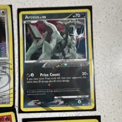 Nintendo Pokemon TCG Holo Arceus Arceus Set AR1-AR8 2009 Lot (8 Cards) - Image 4