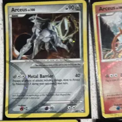 Nintendo Pokemon TCG Holo Arceus Arceus Set AR1-AR8 2009 Lot (8 Cards) - Image 5