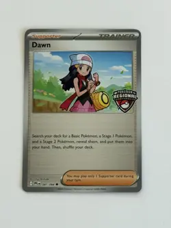 Pokemon TCG Dawn Regional Stamped Holofoil Promo Card - Image 1