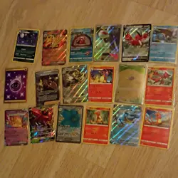 Pokemon TCG 17 Card Lot Charmander Charizard Blastoise Holo Foil Regular Cards - Image 1