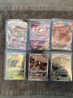 Pokemon TCG - 3 Full Art Rare, 2 Vmax, 1 Ex LOT of 6 Cards (No Duplicates) - NM - Image 1