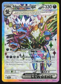 Hydreigon ex - 223/191 - Full Art Hyper Rare - Surging Sparks - Pokemon Card - Image 1