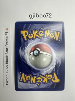 Pokemon IVY Pikachu Black Star 1 - League Promo Exclusive WotC - 1999 Card - Image 3