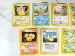 27 Card Pokemon WOTC Bulk Lot Base Set Era 3x Duplicates Vintage 11/15 - Image 2