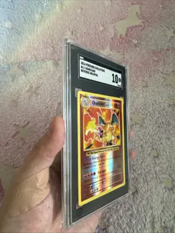 Pokemon TCG Charizard Reverse Holo Rare Card 11/108 XY Evolutions SGC 10 Gem MT - Image 3