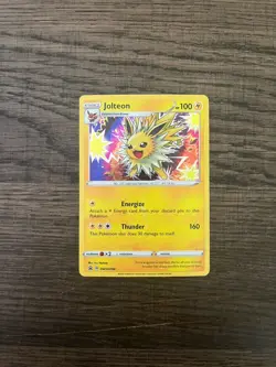 2021 Jolteon COSMOS HOLO Black Star Promo card SWSH094 Pokemon SWSH - Image 1