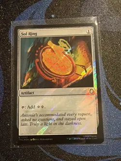 Sol Ring NM Surge Foil #59 - MTG Commander Teenage Mutant Ninja Turtles - Image 1