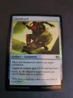 Skateboard (FOIL) x1 - MTG Teenage Mutant Ninja Turtles TMT #178 TMNT - Image 1