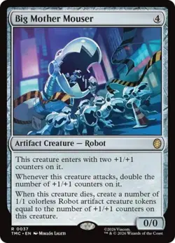 ~ Big Mother Mouser ~ NM ~ Commander: Teenage Mutant Ninja Turtles ~ MTG ~ - Image 1