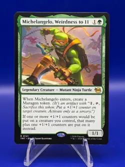 MTG Michelangelo, Weirdness to 11 TMNT #121 Non-Foil Magic the Gathering NM - Image 1