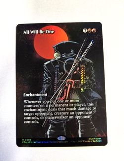 MTG All Will Be One Borderless Foil TMNT PZA NM - Near Mint or Better - Image 1