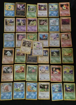 Neo Genesis Card Lot Of 38 Commons and Uncommons Vintage Pokemon Cards HP - Image 1