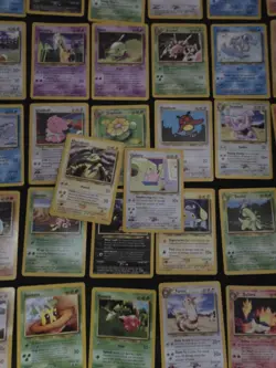 Neo Genesis Card Lot Of 38 Commons and Uncommons Vintage Pokemon Cards HP - Image 3