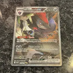 Pokemon N's Zoroark Ex 185/159 Sv09 Journey Together Holo 280HP SIR Card - Image 1