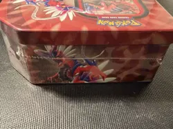 🔥2023 Pokemon Paldea Legends Koraidon EX Tin w/5 TCG Booster Packs/1 Foil Promo - Image 3