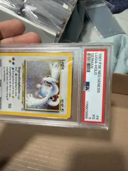 2001 POKEMON NEO GENESIS 9/111 LUGIA-HOLO VG GERMAN PSA 3 - Image 5