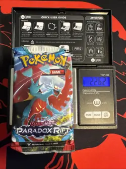 22.62g HEAVY - Pokemon TCG S&V Paradox Rift Booster Pack Sealed / Semi GoDU - Image 1