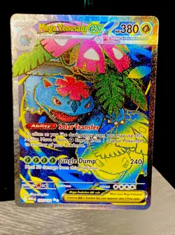 L👀K-2025 POKEMON MEG EN-MEGA EVOLUTION ULTRA RARE #155 MEGA VENUSAUR EX🔥CLEAN - Image 1