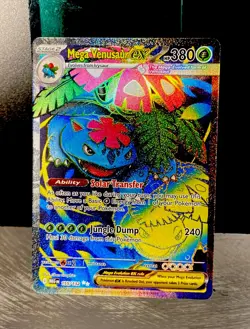 L👀K-2025 POKEMON MEG EN-MEGA EVOLUTION ULTRA RARE #155 MEGA VENUSAUR EX🔥CLEAN - Image 2