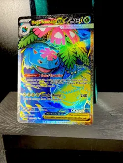 L👀K-2025 POKEMON MEG EN-MEGA EVOLUTION ULTRA RARE #155 MEGA VENUSAUR EX🔥CLEAN - Image 5