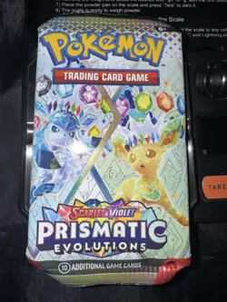 Heavy! 22.23g Pokemon PRISMATIC EVOLUTIONS 🔥 Booster Pack New Sealed - Image 3