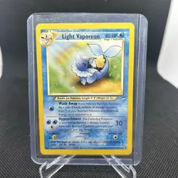 The Pokemon Company Light Vaporeon Neo Destiny 52/105 Regular Uncommon 80 HP - Image 1