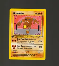 1st Edition Hitmonlee 42/105 Neo Destiny Pokemon TCG 2002 NM/MINT Vintage - Image 1