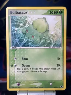 Pokemon TCG Bulbasaur EX FireRed & LeafGreen Set 55/112 NM - Image 1