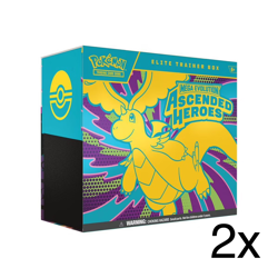 Set of 2x - Pokemon TCG Ascended Heroes Elite Trainer Box ETB Factory Sealed - Image 1