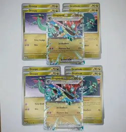 Dragapult ex Evolution Set POKEMON Deck Ready w/ Dreepy & Drakloak - Image 1