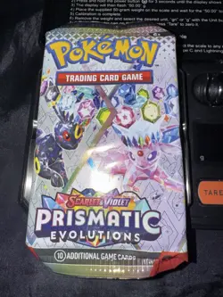 Very Heavy!! 22.32g Pokemon PRISMATIC EVOLUTIONS 🔥 Booster Pack New Sealed - Image 3
