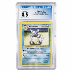 1999 Pokemon TCG Wartortle Base Set Unlimited 42/102 CGC NM/Mint+ 8.5 - Image 1