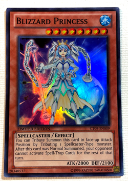 Yu-Gi-Oh Limited Edition Blizzard Princess Super Rare #CT09-EN009 - Image 1