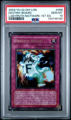 Destiny Board LON-088 1st Edition Ultra Rare Yugioh PSA 10 *160 - Image 1