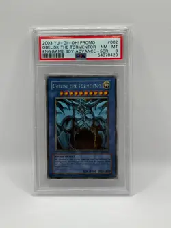 2003 YuGiOh! Obelisk The Tormentor GBI-002 Secret Rare Promo Yugioh PSA 8 NM-MT - Image 1