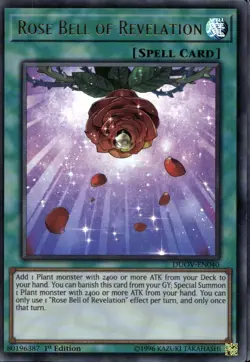 Rose Bell of Revelation 1st Ed Ultra Rare DUOV-EN040 Yu-Gi-Oh! - Image 1