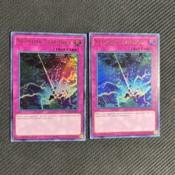 Network Trap Hole FLOD-EN076 Ultra 1st Edition Yugioh Flames of Destruction 2 - Image 1