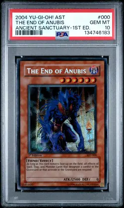 The End Of Anubis AST-000 1st Edition Ast-ancient Sanctuary Yugioh PSA 10 *183 - Image 1