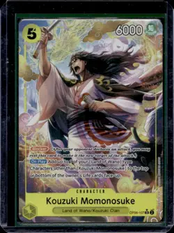 2024 One Piece Wings of The Captain Kouzuki Momonosuke Super Rare #OP06-107 - Image 1