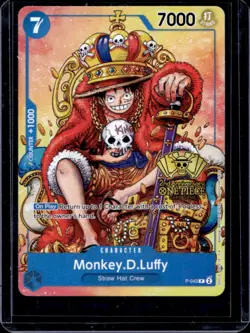 2024 One Piece 2nd Anniversary Tournament Participant Monkey D Luffy Promo P-043 - Image 1
