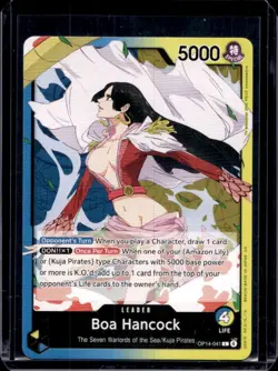 2026 One Piece Azure Sea's Seven Boa Hancock Leader #OP14-041 - Image 1