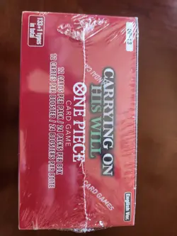 One Piece Carrying On His Will Booster Box Op-13 English New Sealed - Image 3