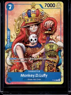 2024 One Piece 2nd Anniversary Tournament Participant Monkey D Luffy Promo P-043 - Image 1
