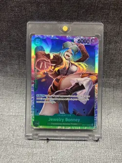 One Piece TCG Jewelry Bonney OP07-026 Super Rare (SR) Foil Near Mint English - Image 1