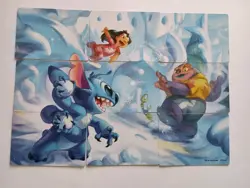 Disney Lorcana Winterspell Lilo and Stitch Puzzle Complete Set of 9 - Image 1