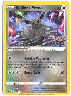 SWSH: Sword & Shield Promo Cards #SWSH230 Radiant Eevee - Image 1