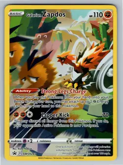 Galarian Zapdos Promo SWSH: Sword & Shield Promo Cards SWSH283 NM - Image 1