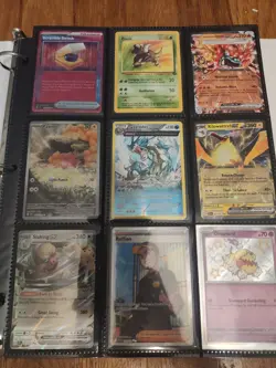 Pokemon Binder Collection Of 270 Vintage And Modern Cards( Binder Included) - Image 1