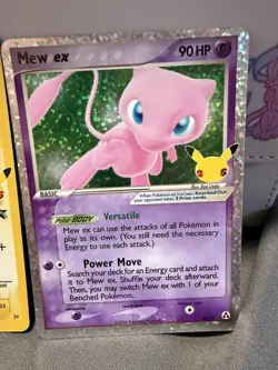 Pokemon TCG Birthday Pikachu Celebrations 2 Card Bundle with Mew EX. - Image 3