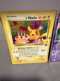 Pokemon TCG Birthday Pikachu Celebrations 2 Card Bundle with Mew EX. - Image 4